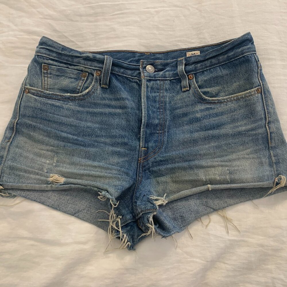 Levi's Cone Denim cut-off shorts